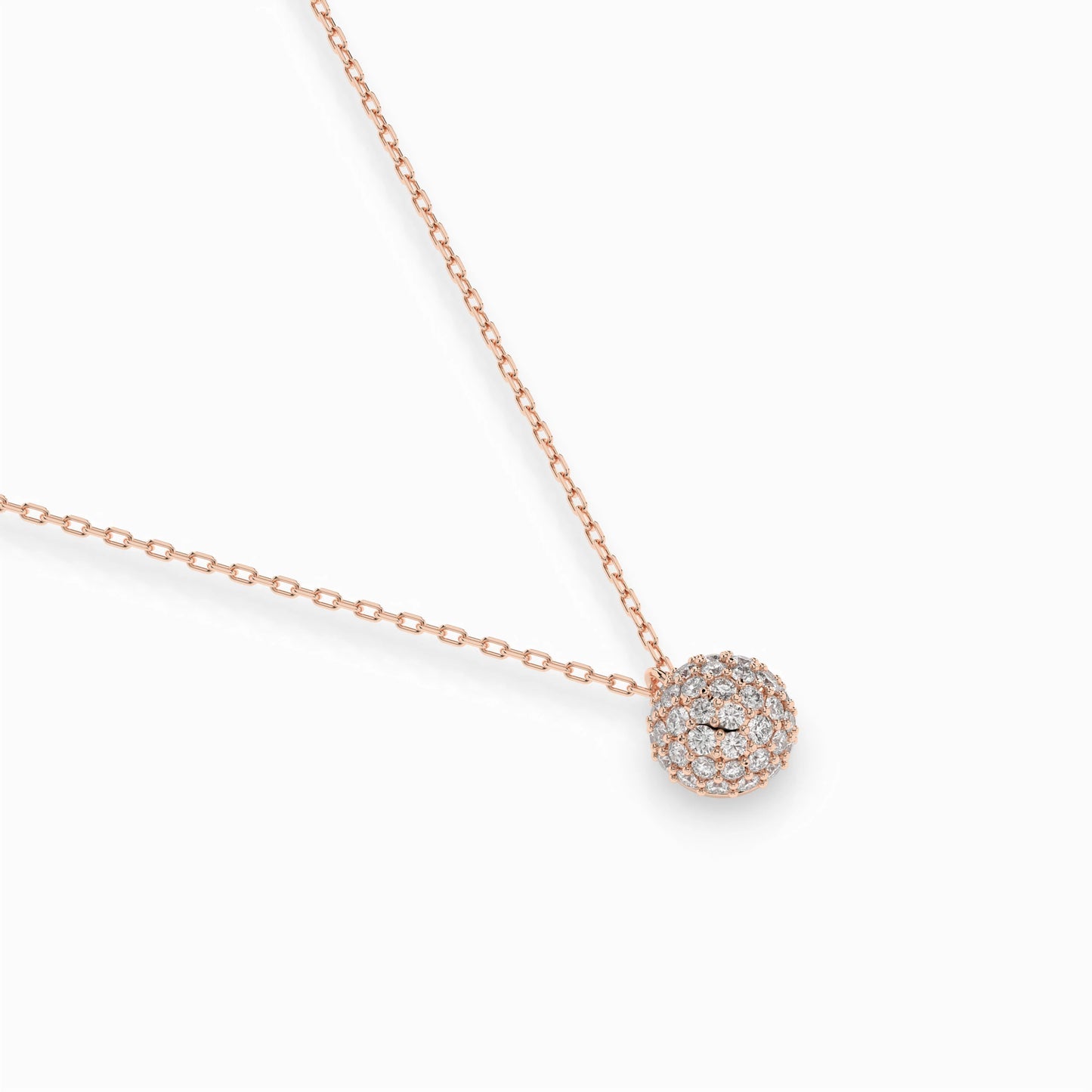 Illusion-Halskette (Rund), 0.23 ct — 104-10065