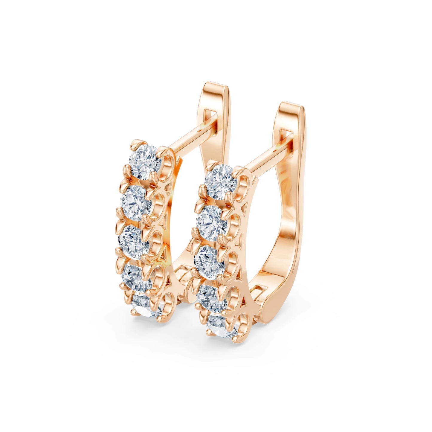 Eternity-Ohrringe, 0.6 ct — 102-10123(2.5)