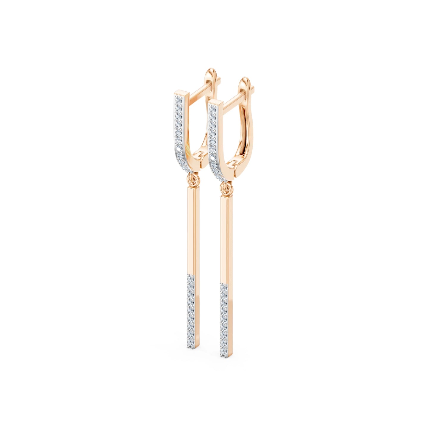 Minimalismus-Ohrringe, 0.24 ct — 102-10129/5