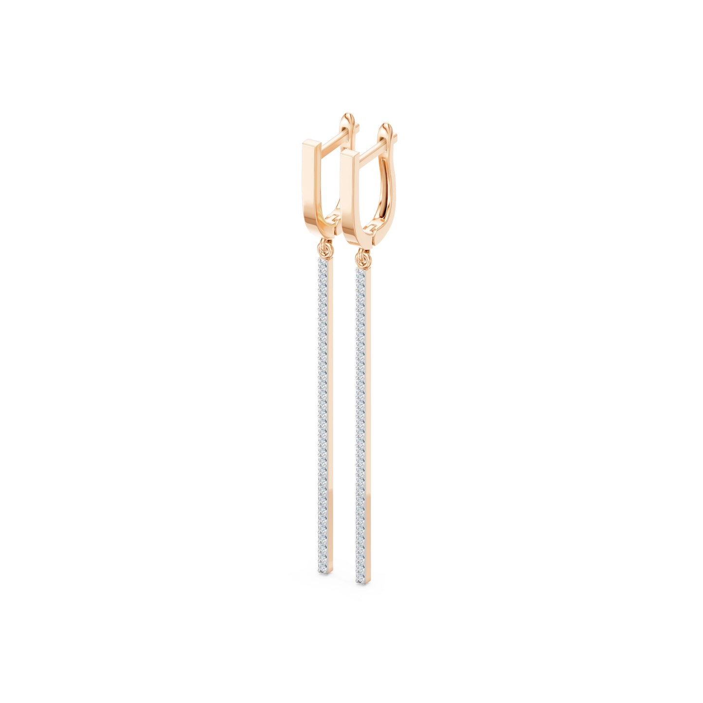 Minimalismus-Ohrringe, 0.38 ct — 102-10129/2