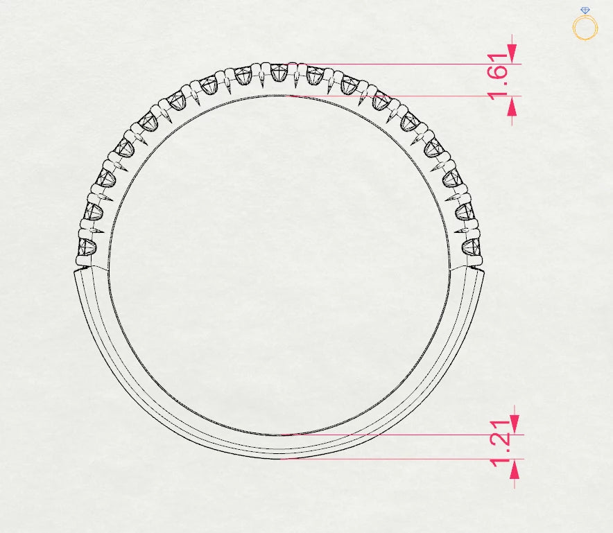 Eternity-Ring (Rund), 0.34 ct — 101-10044/1