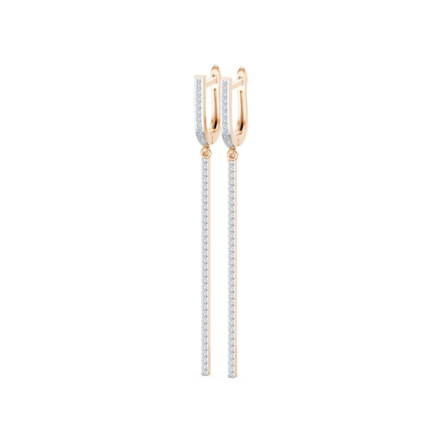 Minimalismus-Ohrringe, 0.37 ct — 102-10129/4