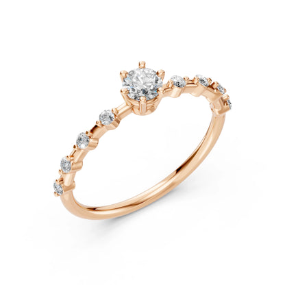 Solitär-Eternity-Ring (Rund), 0.3 ct — 101-10144(4.2)