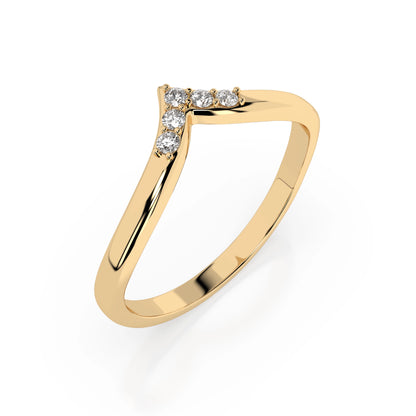 Minimalismus-Ring (Rund), 0.05 ct — 101-10161/2