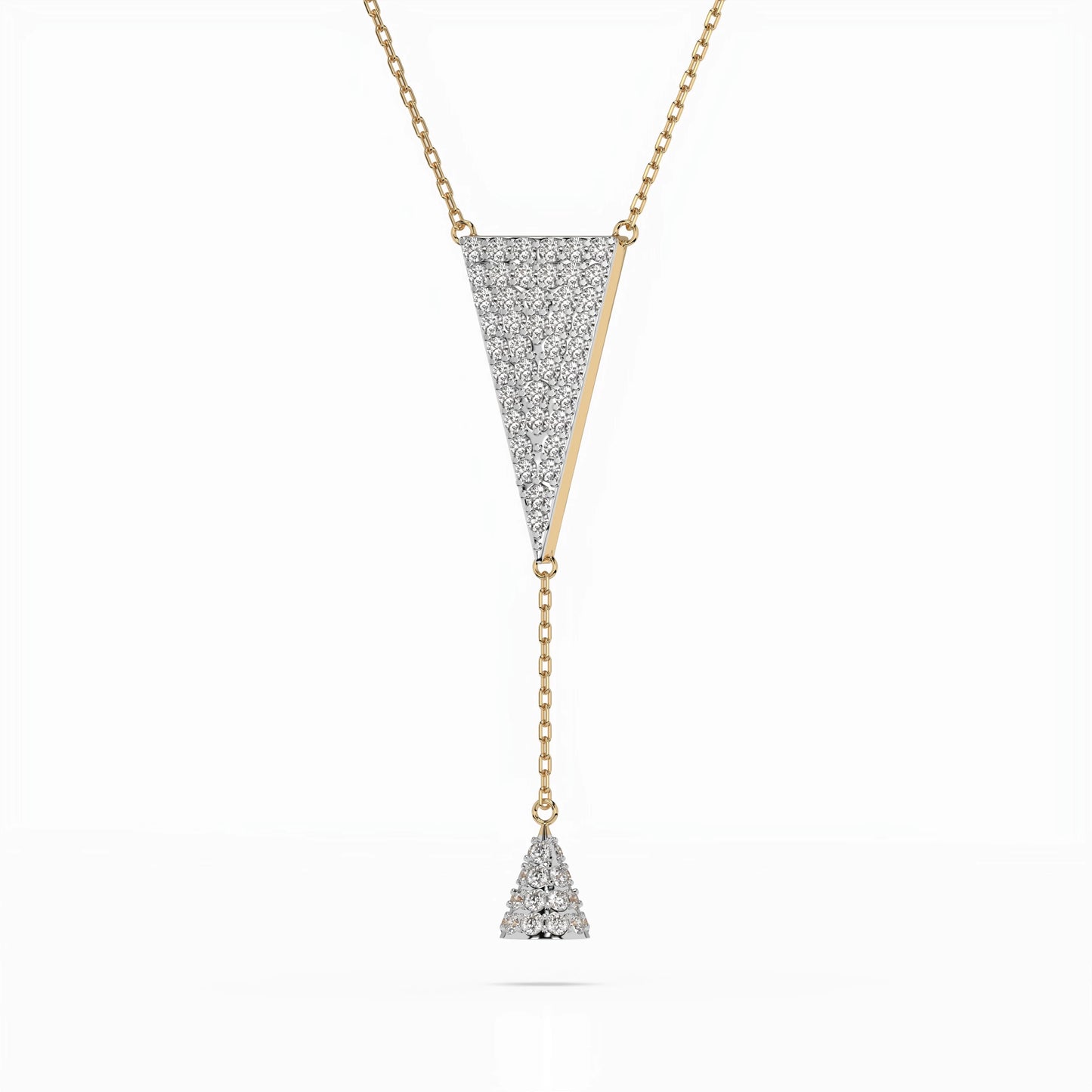 Minimalismus-Halskette (Rund), 0.41 ct — 104-10018/2