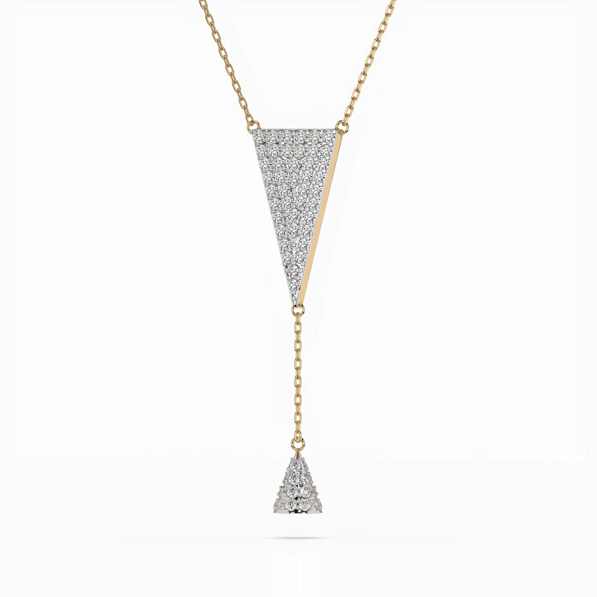 Minimalismus-Halskette (Rund), 0.41 ct — 104-10018/2
