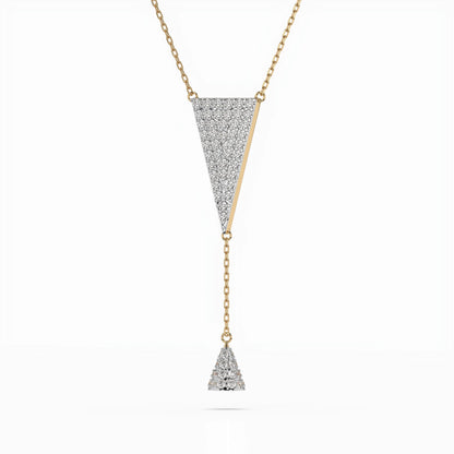 Minimalismus-Halskette (Rund), 0.41 ct — 104-10018/2