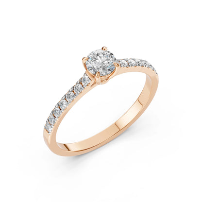 Solitär-Eternity-Ring (Rund), 0.4 ct — 101-10094(4.7)