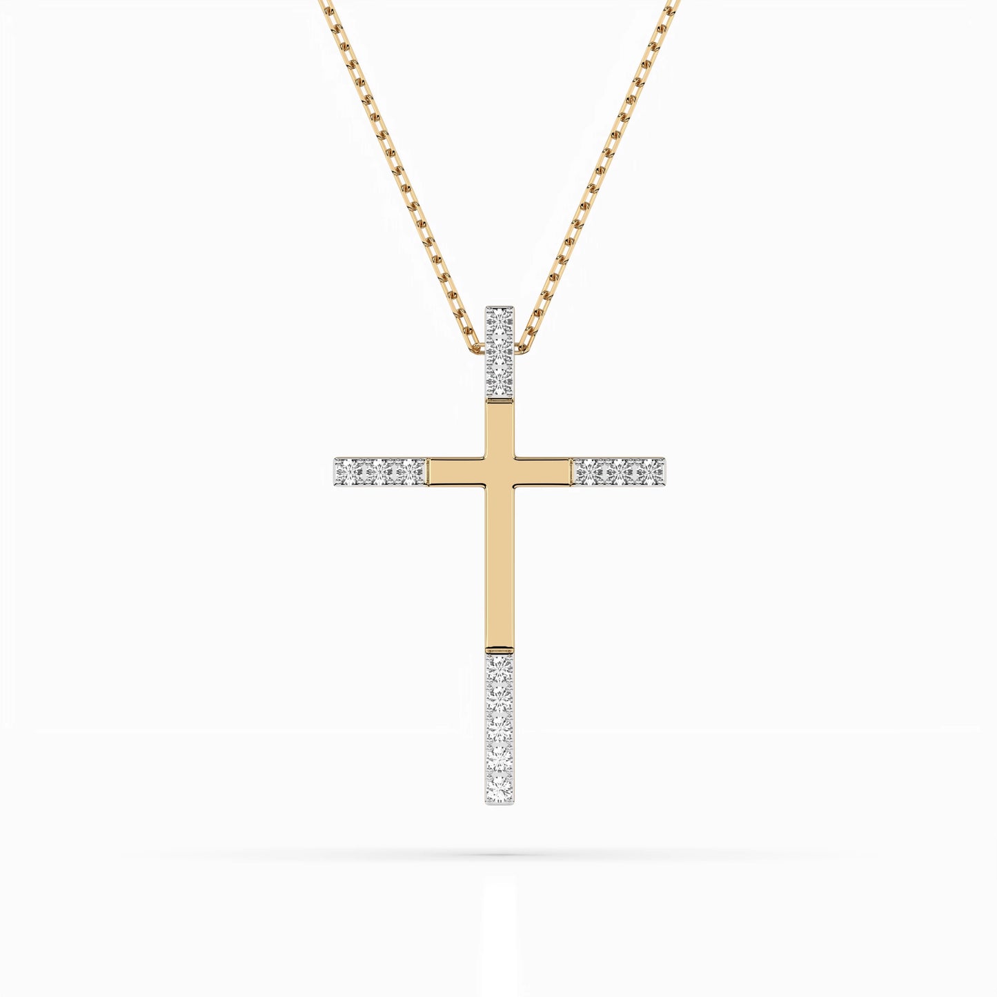 Minimalismus-Halskette (Rund), 0.08 ct — 104-10016