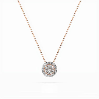 Illusion-Halskette (Rund), 0.08 ct — 104-10038