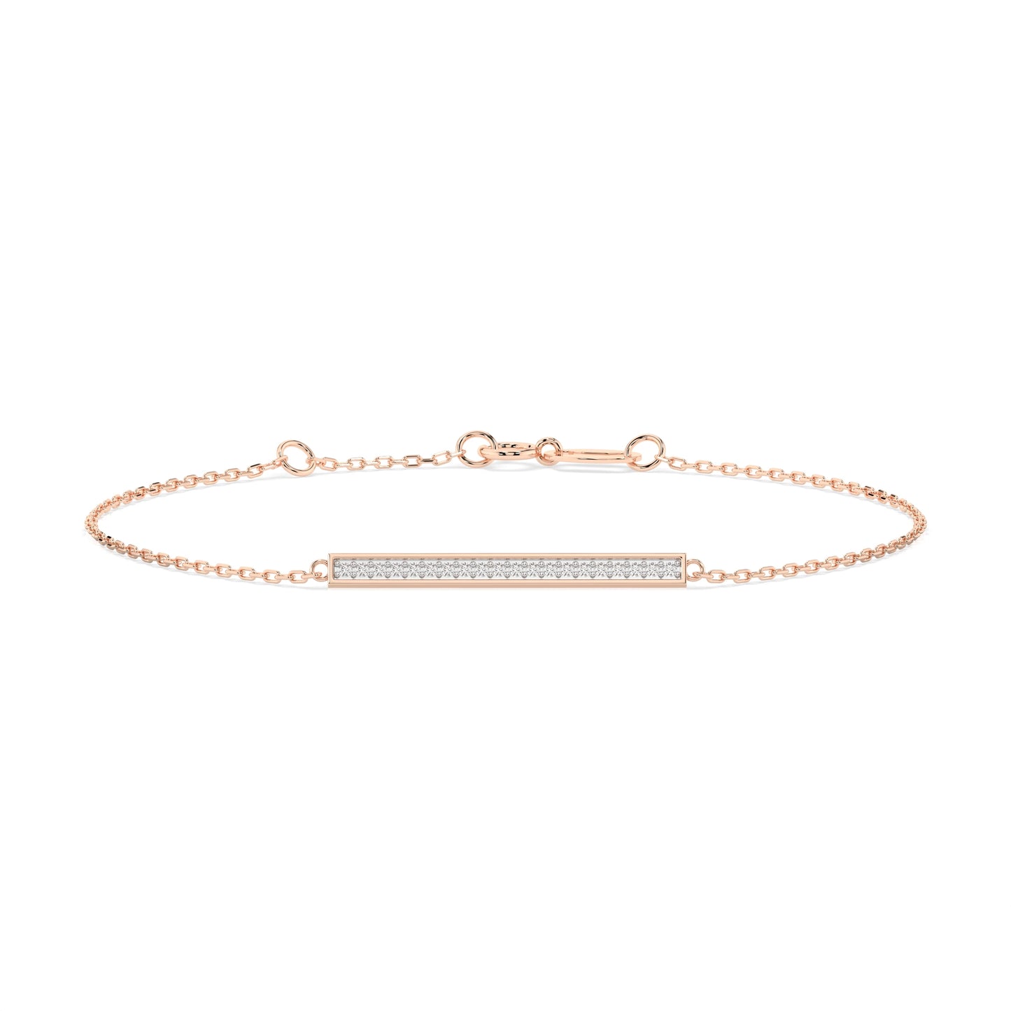 Minimalismus-Armband (Rund), 0.1 ct — 105-10017