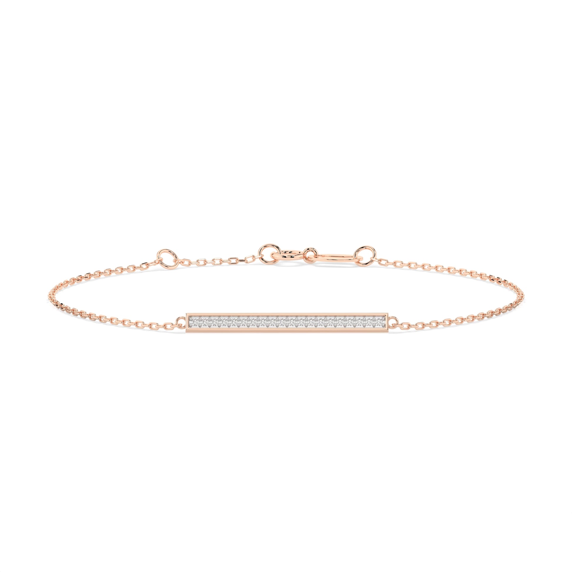Minimalismus-Armband (Rund), 0.1 ct — 105-10017