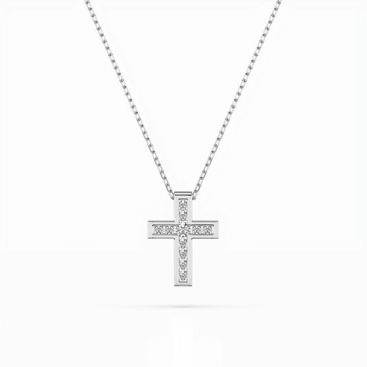 Minimalismus-Halskette (Rund), 0.03 ct — 104-10008