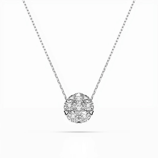 Illusion-Halskette (Rund), 0.15 ct — 104-10033(3.4)