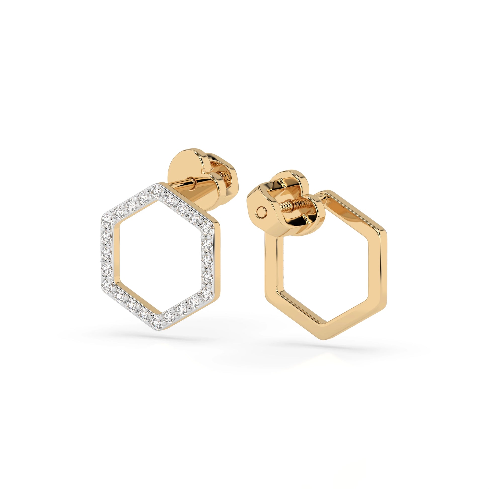 Minimalismus-Ohrringe (Rund), 0.29 ct — 102-10167