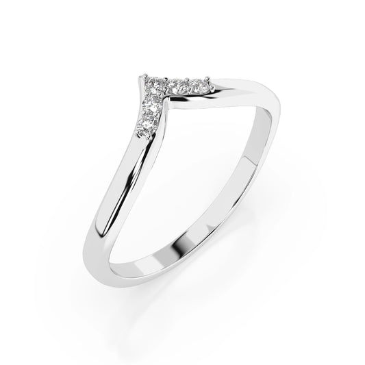 Minimalismus-Ring (Rund), 0.05 ct — 101-10161/2