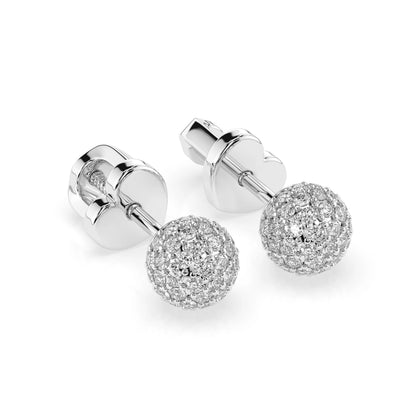 Illusion-Ohrringe (Rund), 0.46 ct — 102-10090