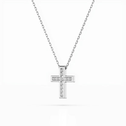Minimalismus-Halskette (Rund), 0.03 ct — 104-10008