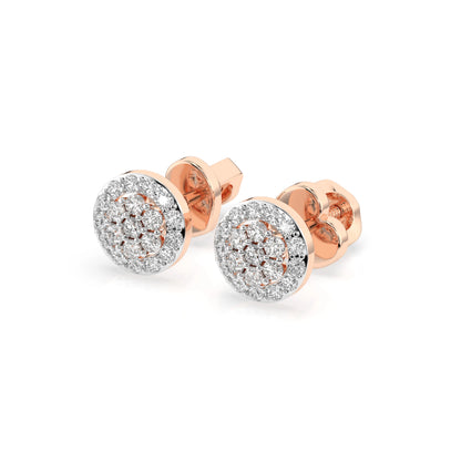 Illusion-Ohrringe (Rund), 0.16 ct — 102-10072