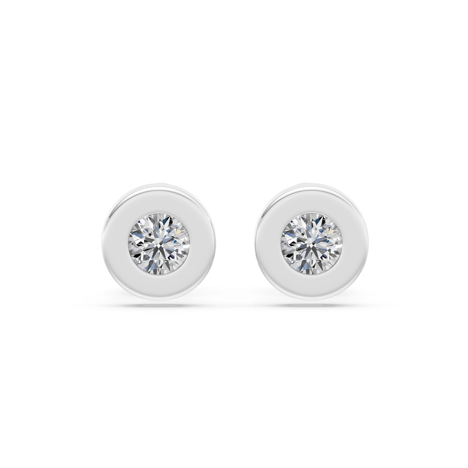Solitär-Schmetterling-Ohrringe, 0.4 ct — 102-10050(3.7)