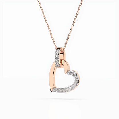 Minimalismus-Halskette (Rund), 0.18 ct — 104-10058