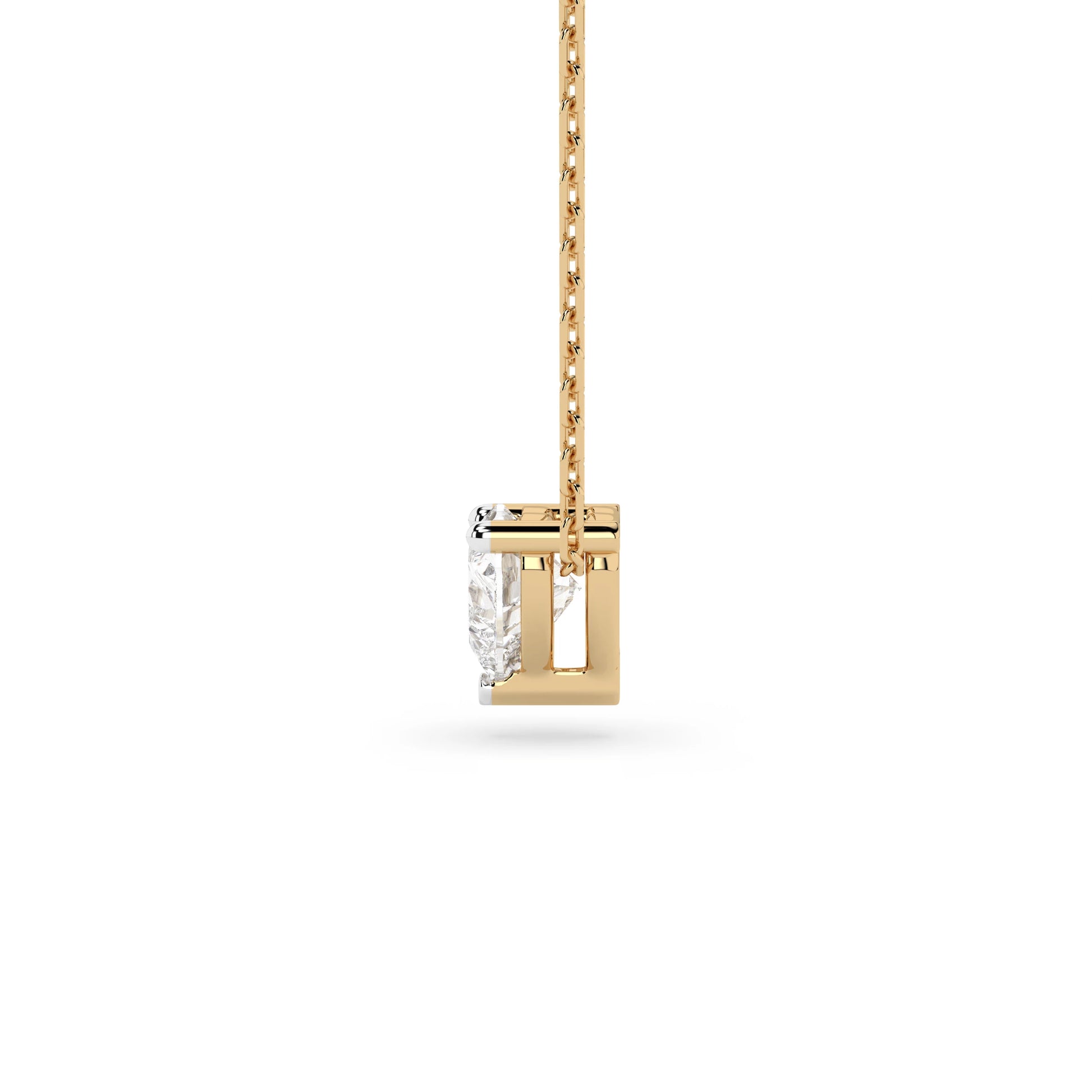 Solitär-Halskette (Herz), 0.3 ct — 104-10066(0.30)HRT
