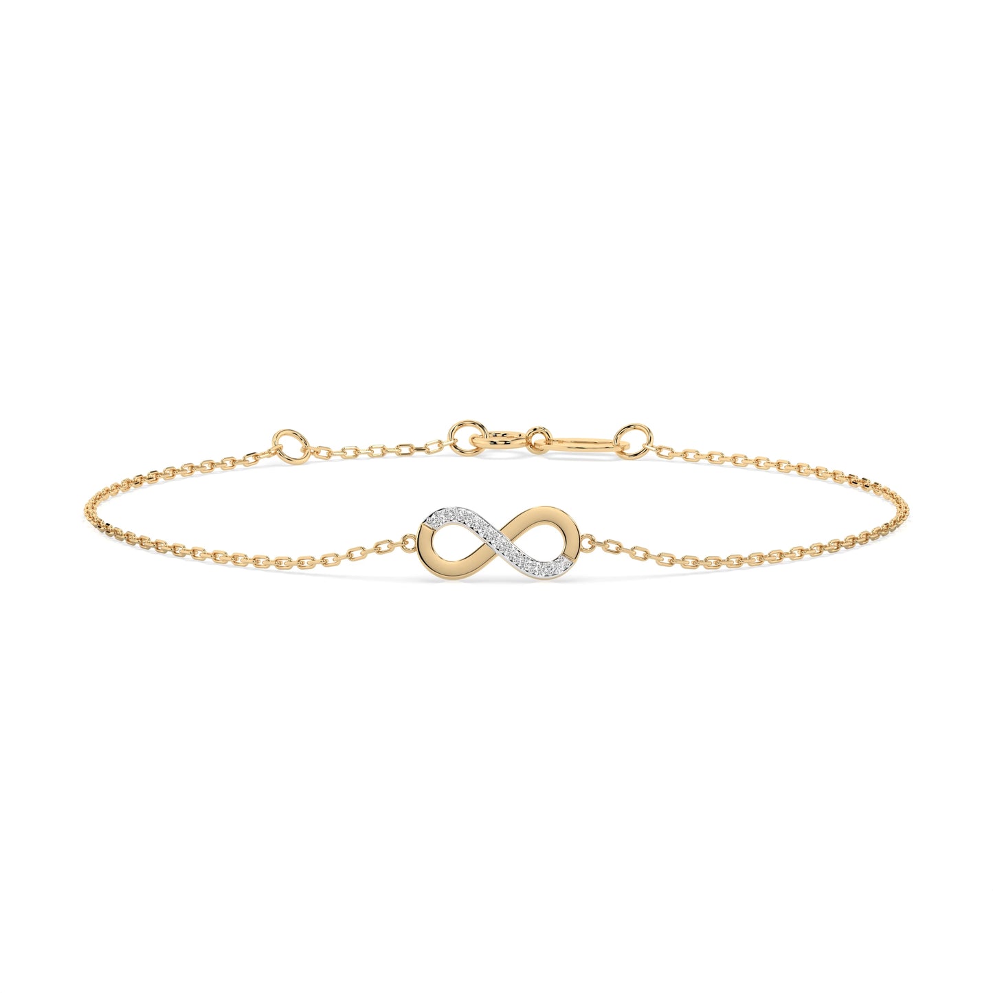 Minimalismus-Armband (Rund), 0.05 ct — 105-10009