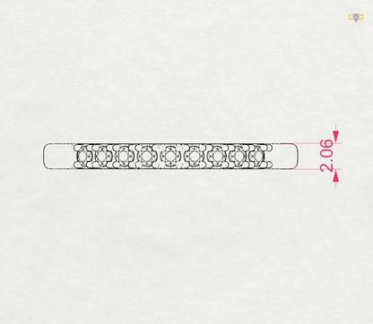 Eternity-Ring (Rund), 0.18 ct — 101-10044/2