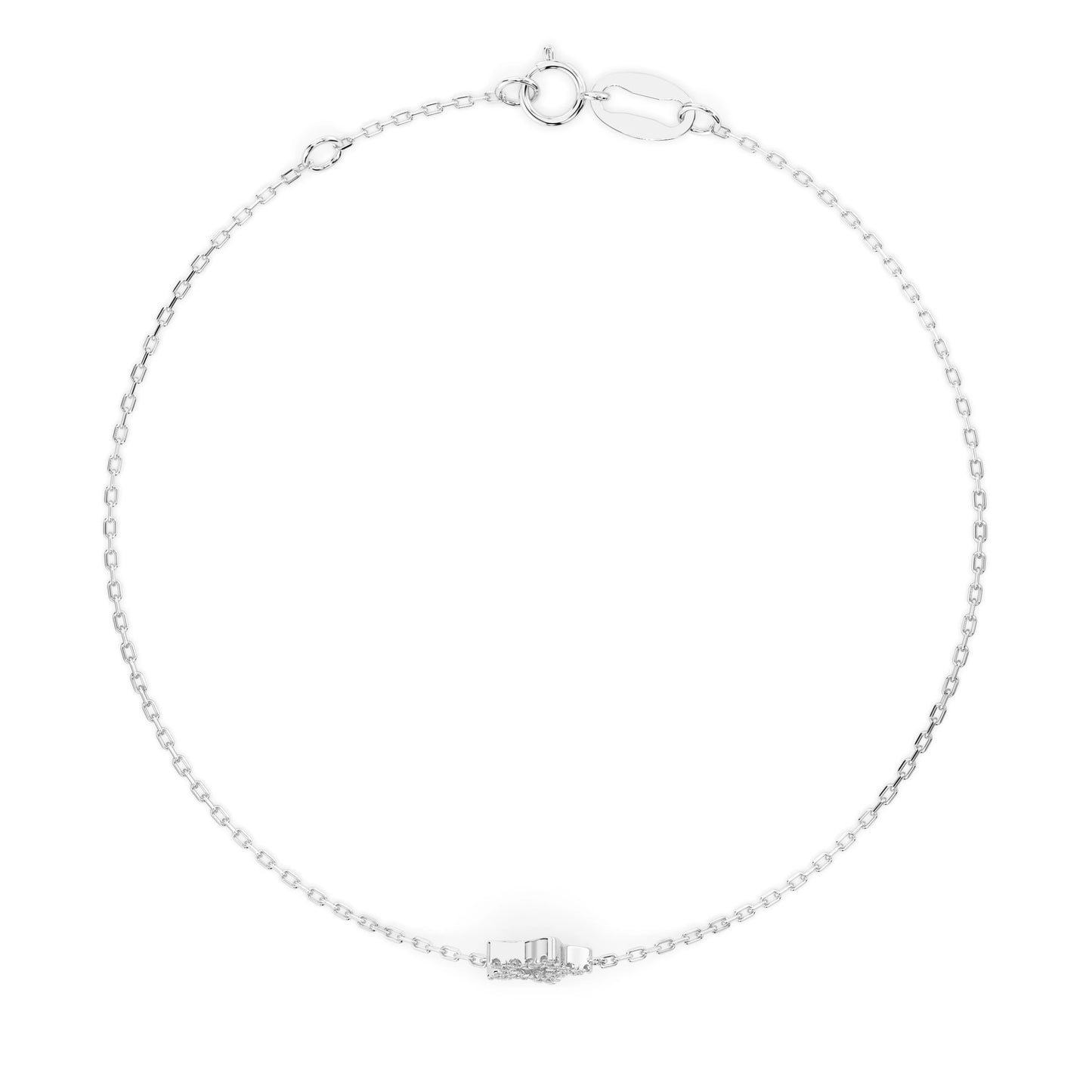 Minimalismus-Armband (Rund), 0.08 ct — 105-10014