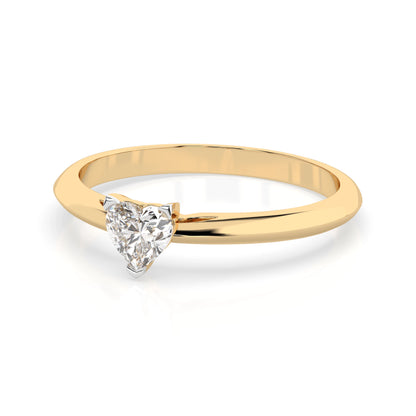 Solitär-Ring (Herz), 0.3 ct — 101-10190(0.30)HRT