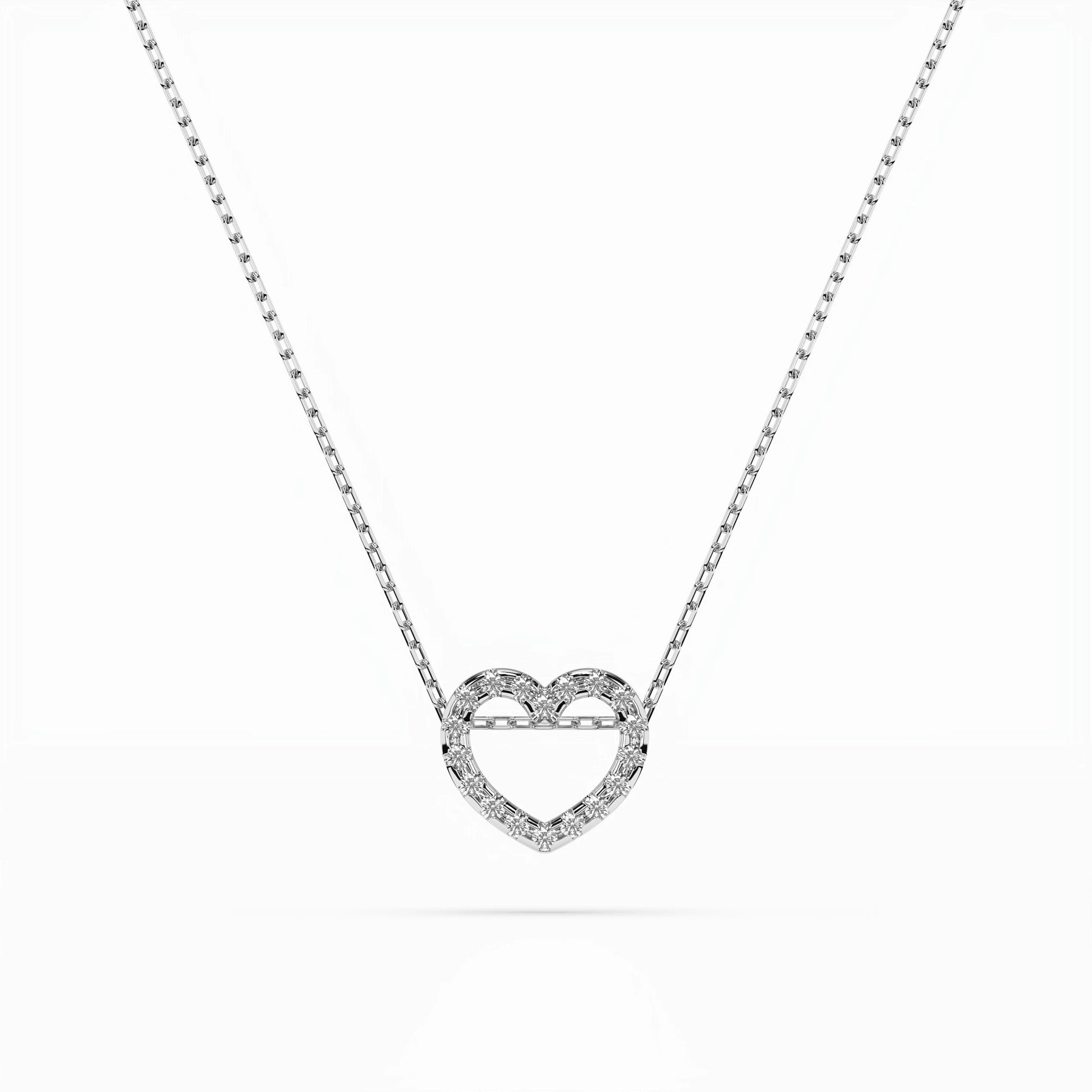 Minimalismus-Halskette (Rund), 0.09 ct — 104-10051