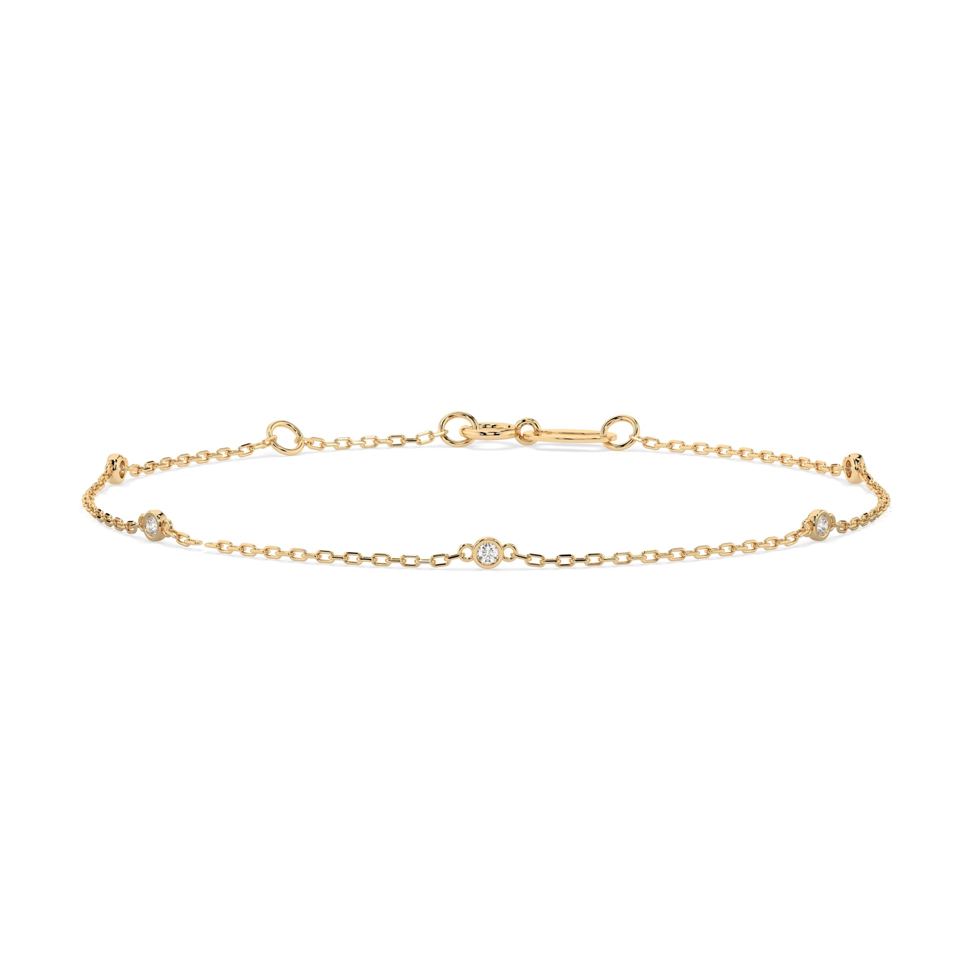Minimalismus-Armband (Rund), 0.07 ct — 105-10008/5(1.4)