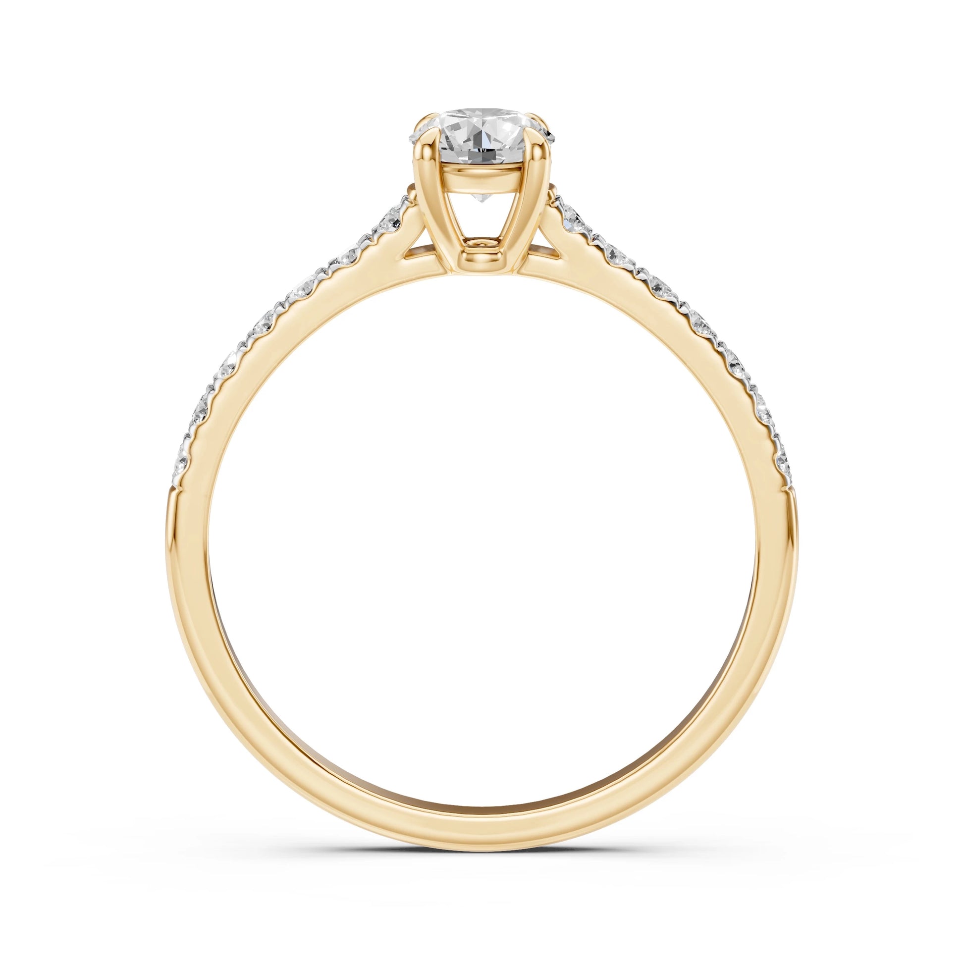 Solitär-Eternity-Ring (Rund), 0.5 ct — 101-10094(5.1)