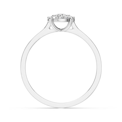 Solitär-Eternity-Ring (Rund), 0.15 ct — 101-10017/1(3.4)
