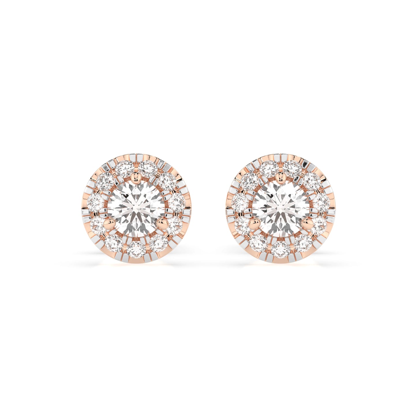 Solitär-Eternity-Ohrringe (Rund), 0.24 ct — 102-10095(3.1)