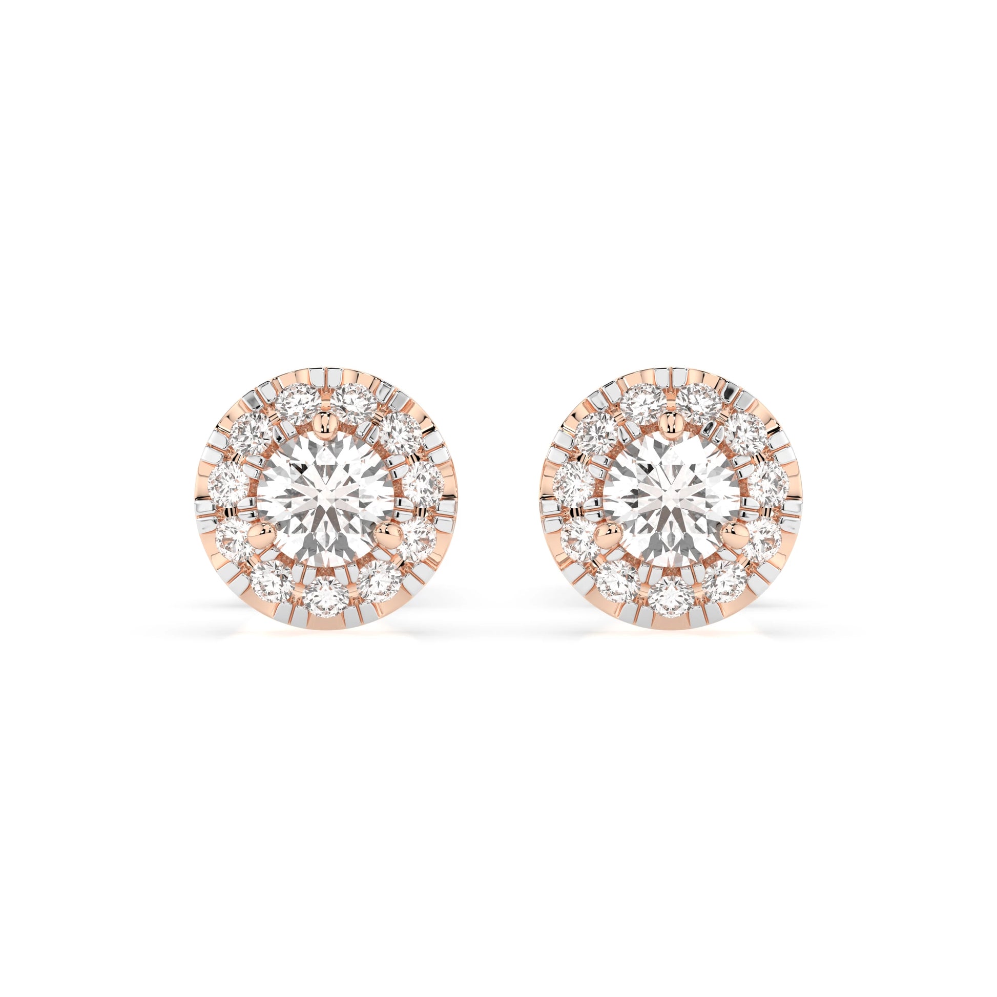 Solitär-Eternity-Ohrringe (Rund), 0.24 ct — 102-10095(3.1)