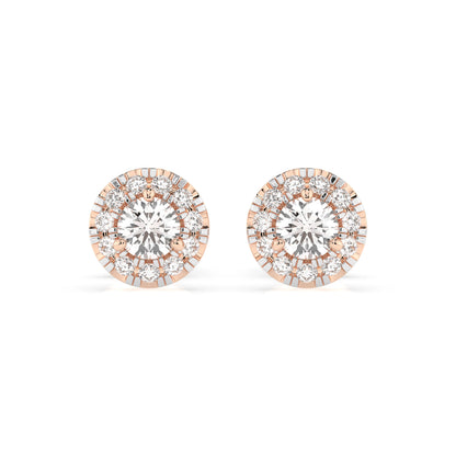 Solitär-Eternity-Ohrringe (Rund), 0.24 ct — 102-10095(3.1)