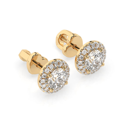 Solitär-Eternity-Ohrringe (Rund), 1.0 ct — 102-10095(5.1)