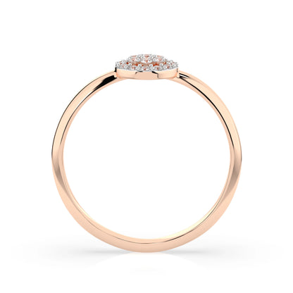 Illusion-Ring (Rund), 0.08 ct — 101-10072