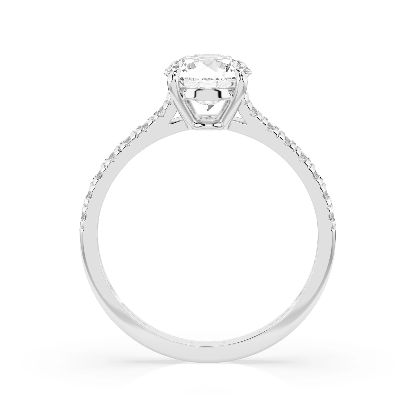 Solitär-Eternity-Ring (Rund), 1.0 ct — 101-10094(6.5)