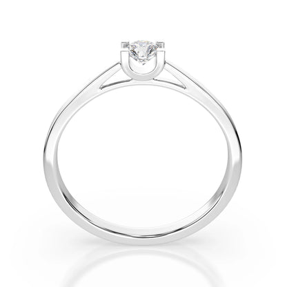 Solitär-Ring (Rund), 0.15 ct — 101-10020(3.4)