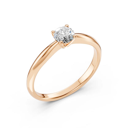 Solitär-Ring (Rund), 0.4 ct — 101-10021(4.7)