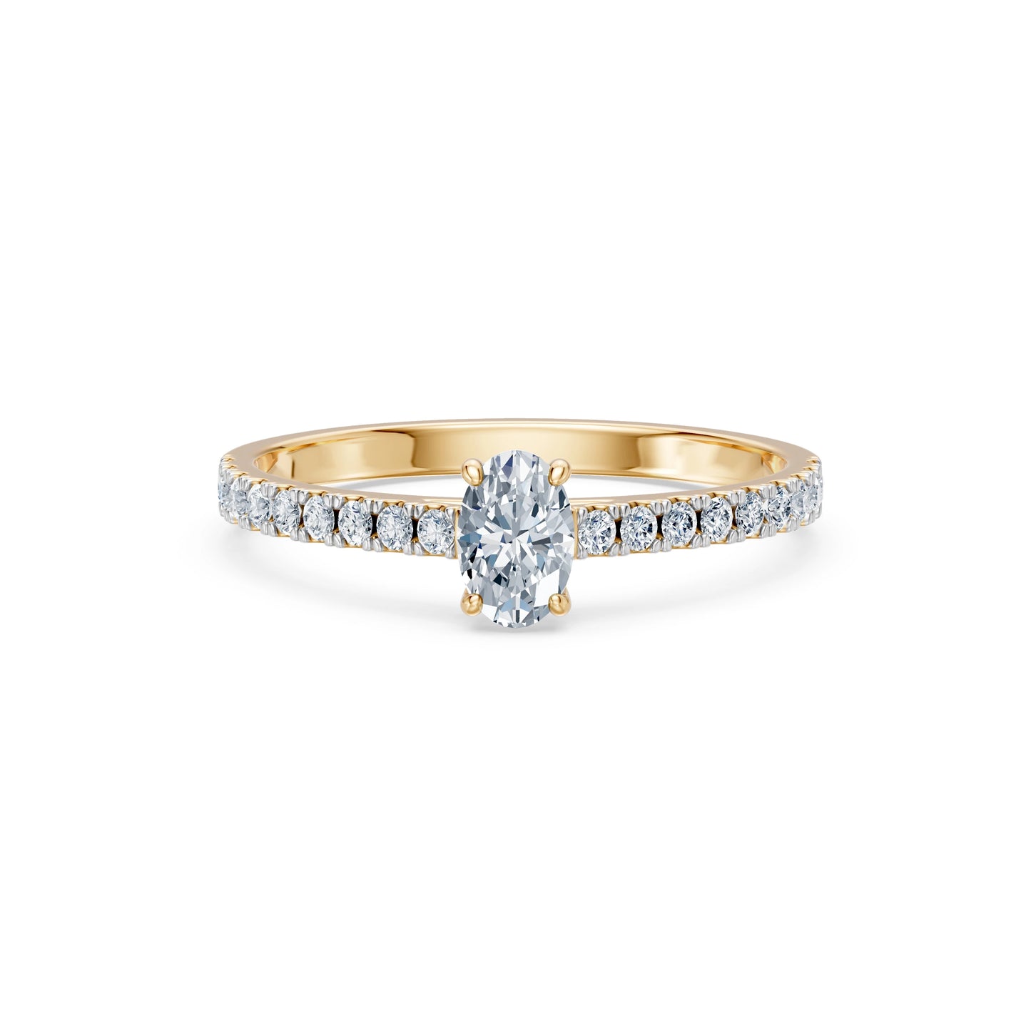 Solitär-Eternity-Ring, 0.3 ct — 101-10191(0.30)OV