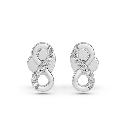 Minimalismus-Ohrringe (Rund), 0.09 ct — 102-10092