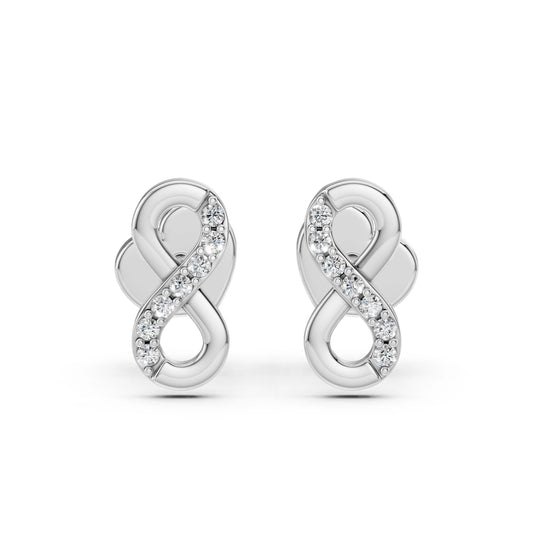 Minimalismus-Ohrringe (Rund), 0.09 ct — 102-10092