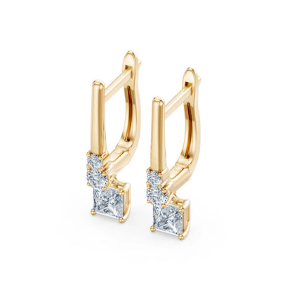 Solitär-Eternity-Ohrringe, 0.6 ct — 102-10143(0.30)PR