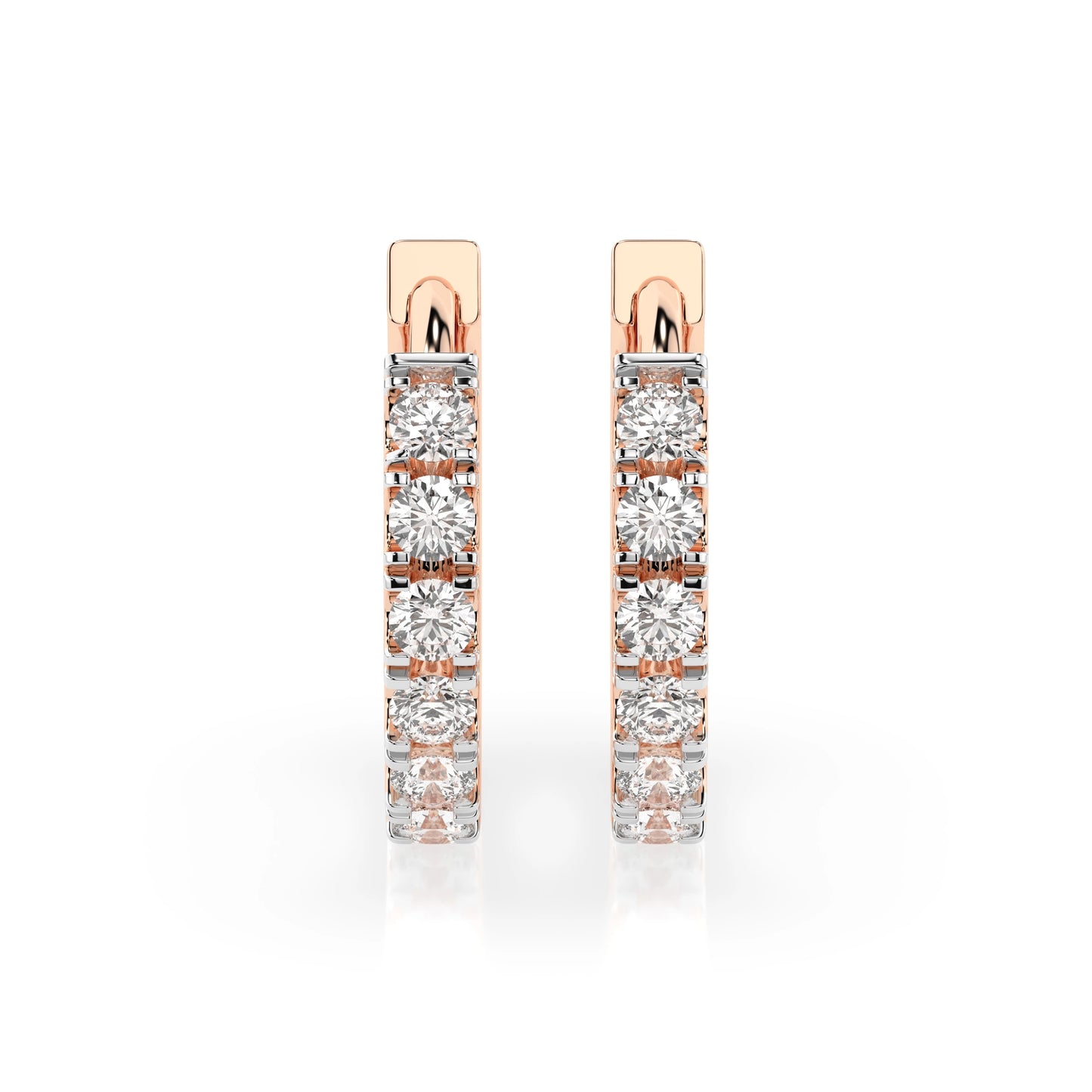 Eternity-Ohrringe (Rund), 0.42 ct — 102-10109(2.0)