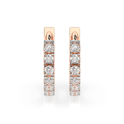 Eternity-Ohrringe (Rund), 0.42 ct — 102-10109(2.0)