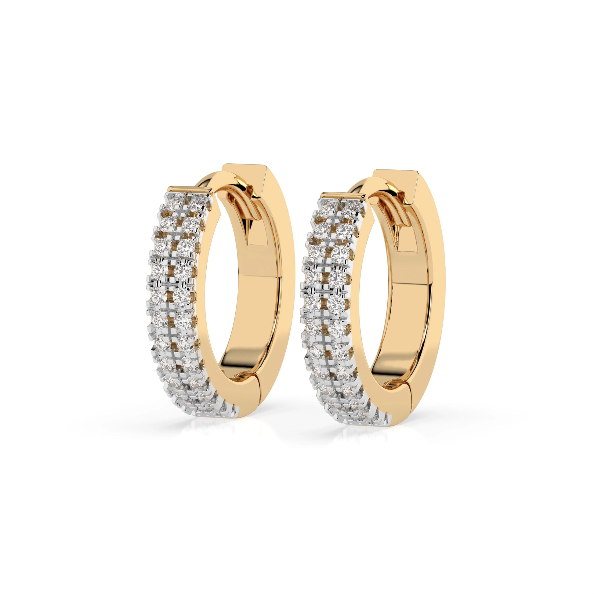 Eternity-Ohrringe (Rund), 0.19 ct — 102-10301