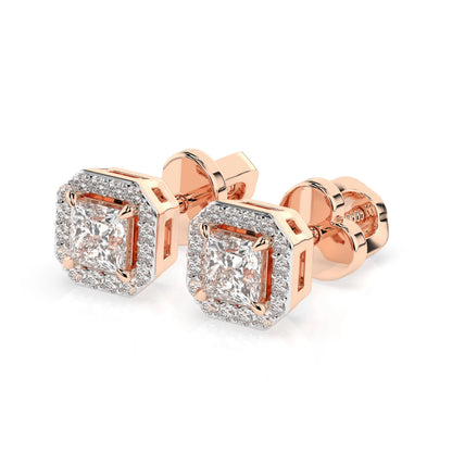 Solitär-Eternity-Ohrringe (Prinzess), 0.34 ct — 102-10115(3.0)PR